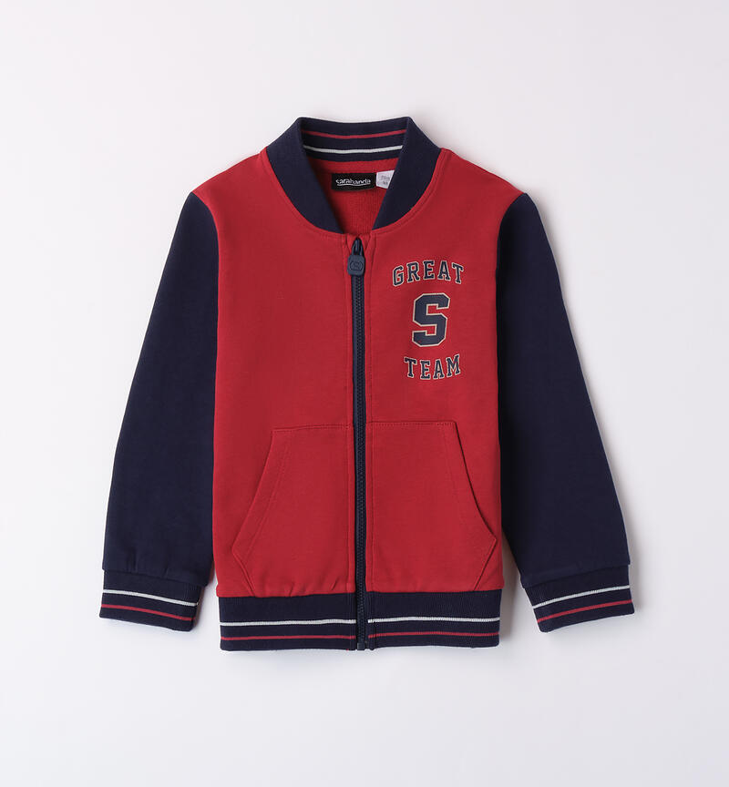 100% cotton jacket for boys ROSSO-2536