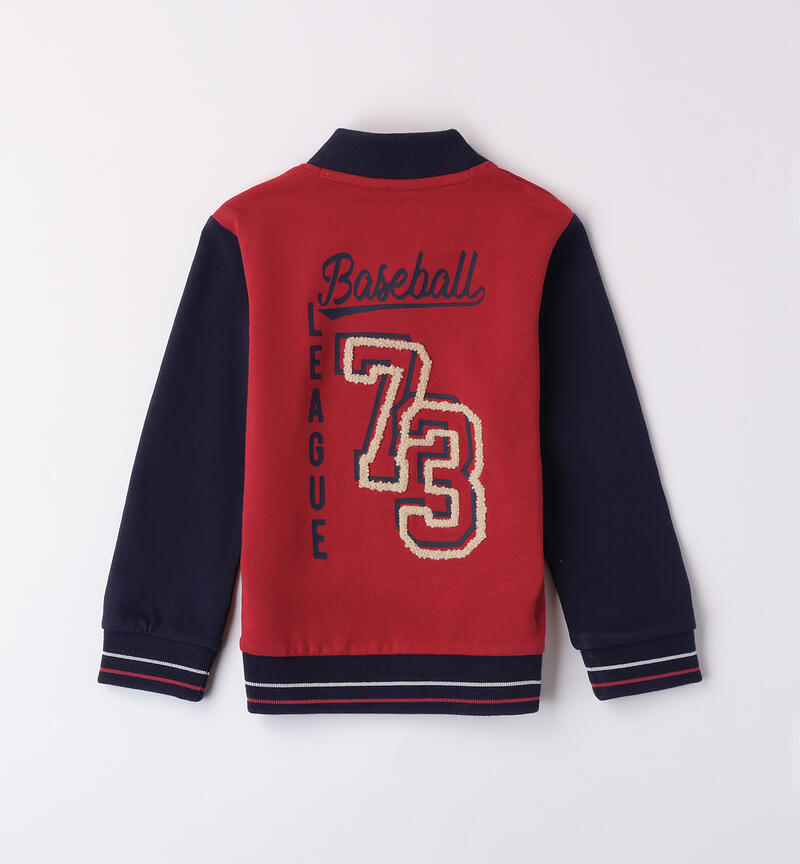 100% cotton jacket for boys ROSSO-2536