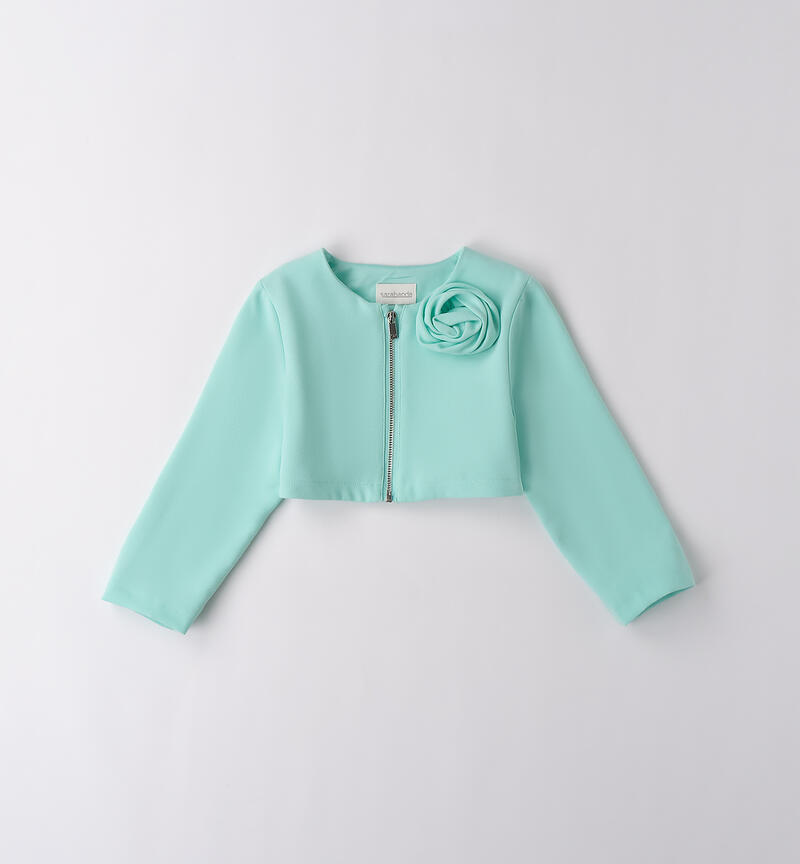 Girl's formal jacket VERDE CHIARO-4634