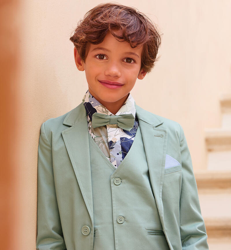 Giacca elegante bambino VERDE-4713