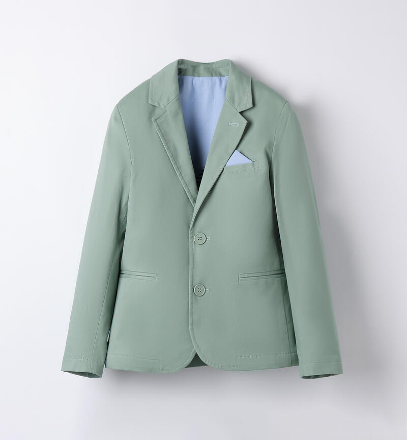 Giacca elegante bambino VERDE-4713