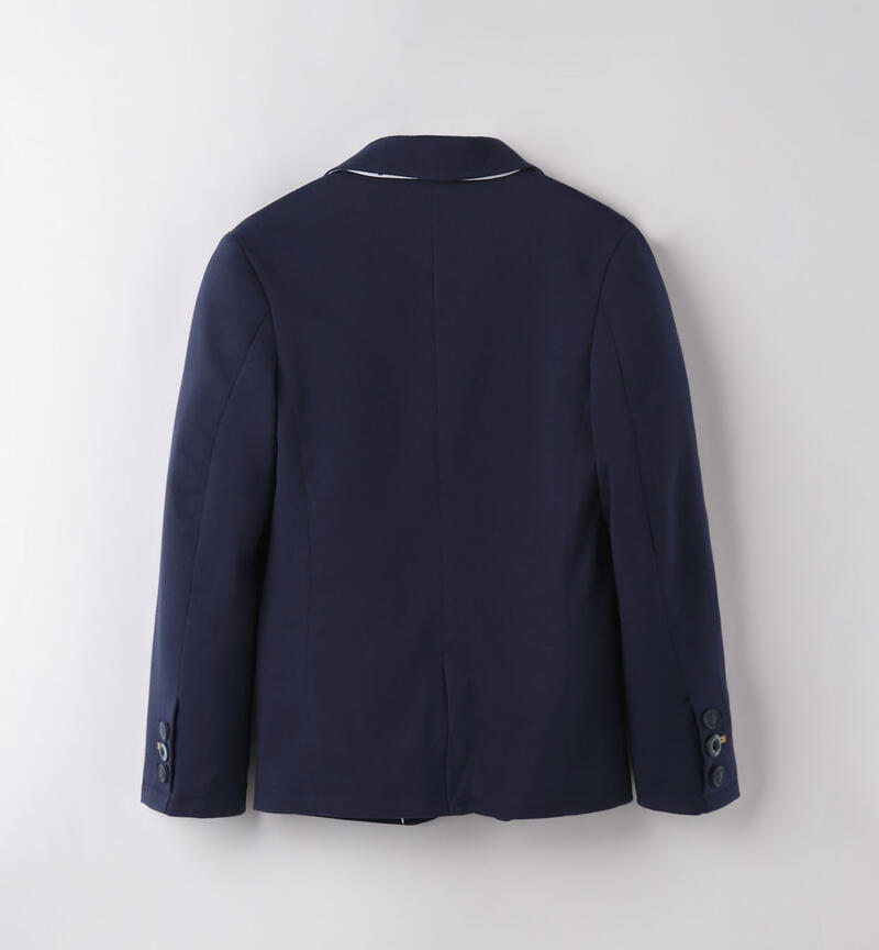 Sarabanda elegant jacket for boys from 8 to 16 years NAVY-3854
