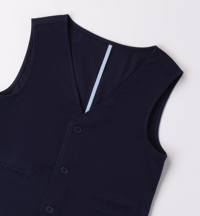 Elegant boy's waistcoat NAVY-3854