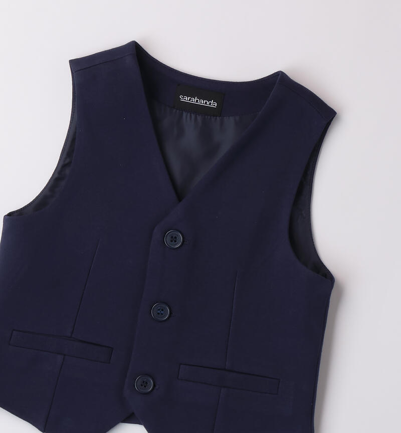 Gilet bambino elegante NAVY-3854