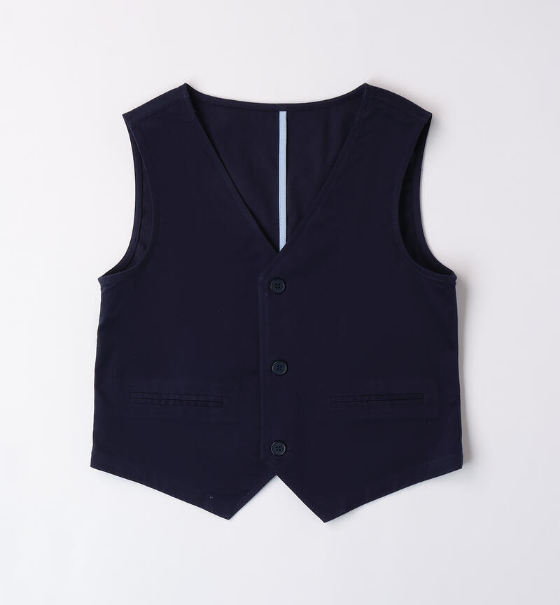 Elegant boy's waistcoat NAVY-3854