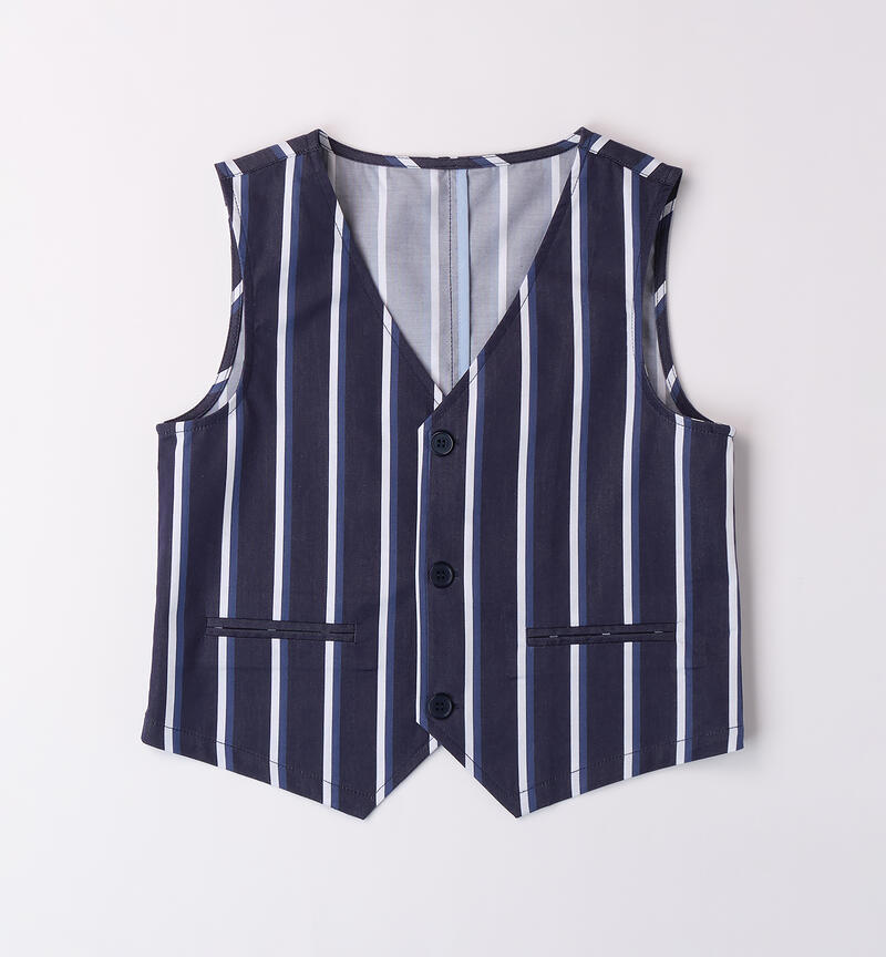 Gilet cerimonia bambino NAVY-3854