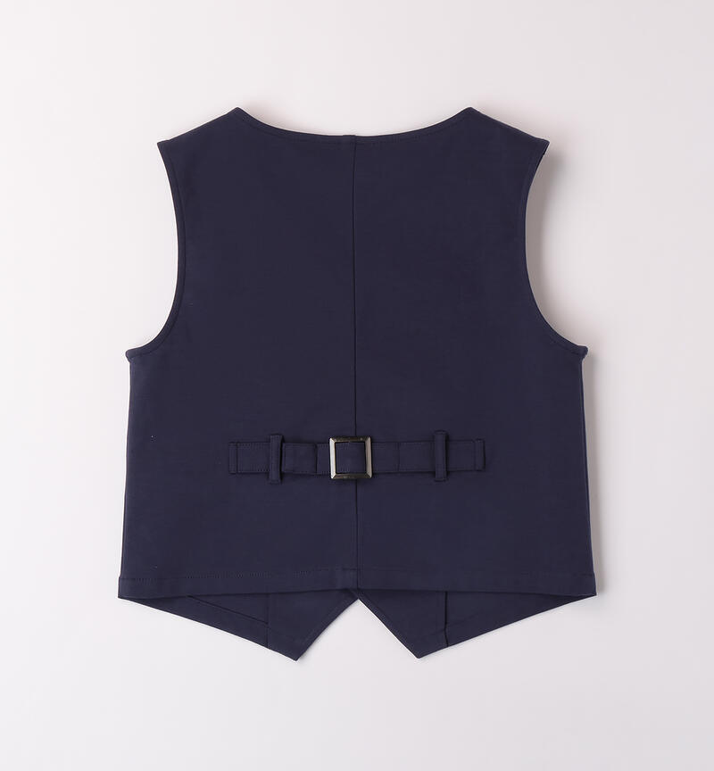 Boy's elegant waistcoat NAVY-3854