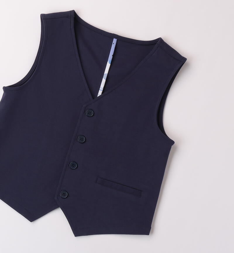 Gilet elegante bambino NAVY-3854