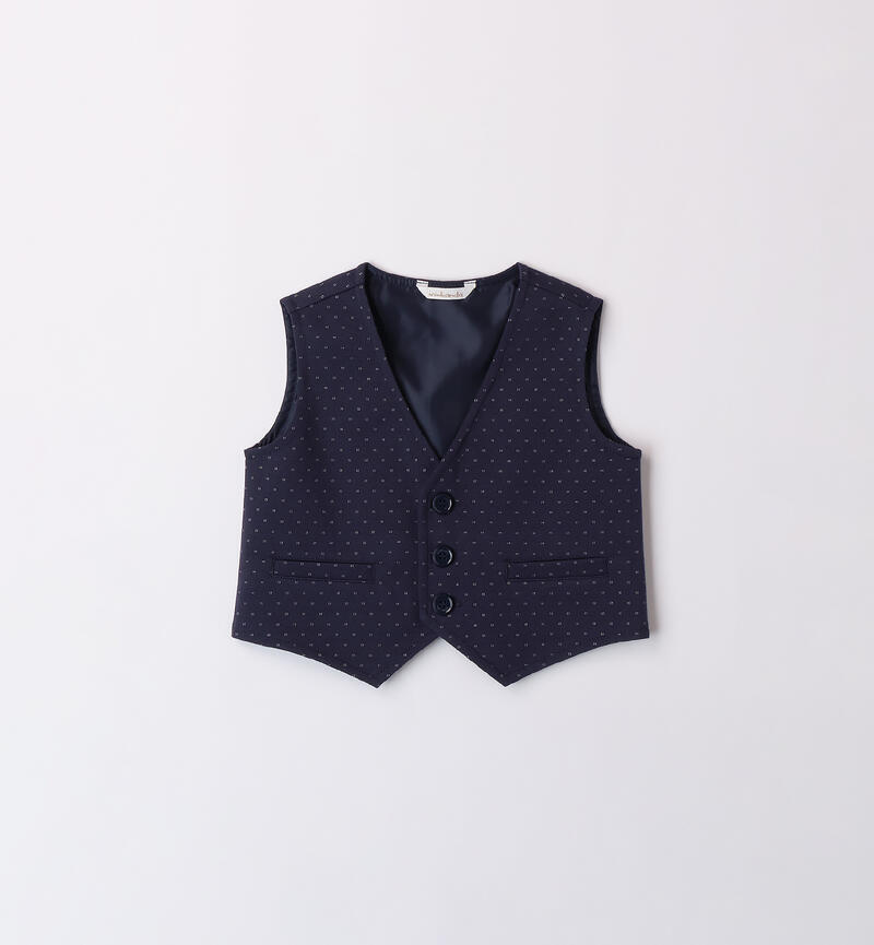 Gilet elegante neonato NAVY-3854