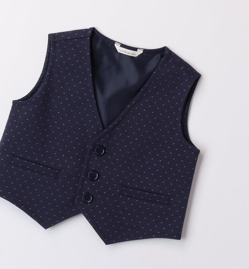 Gilet elegante neonato NAVY-3854