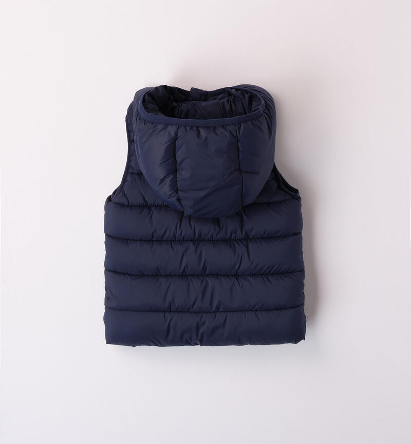 Sarabanda padded gilet for boys from 9 months to 8 years NAVY-3547