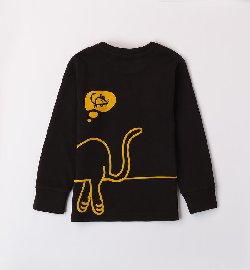 Crew neck for boys Sarabanda NERO-0658