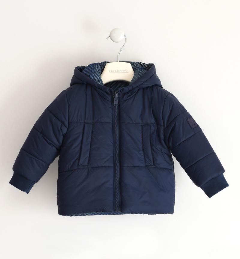 Giubbotto bambino 200 grammi reversibile da 9 mesi a 8 anni Sarabanda NAVY-3854