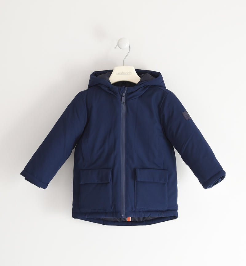 Giubbotto bambino con cappuccio da 9 mesi a 8 anni Sarabanda NAVY-3854