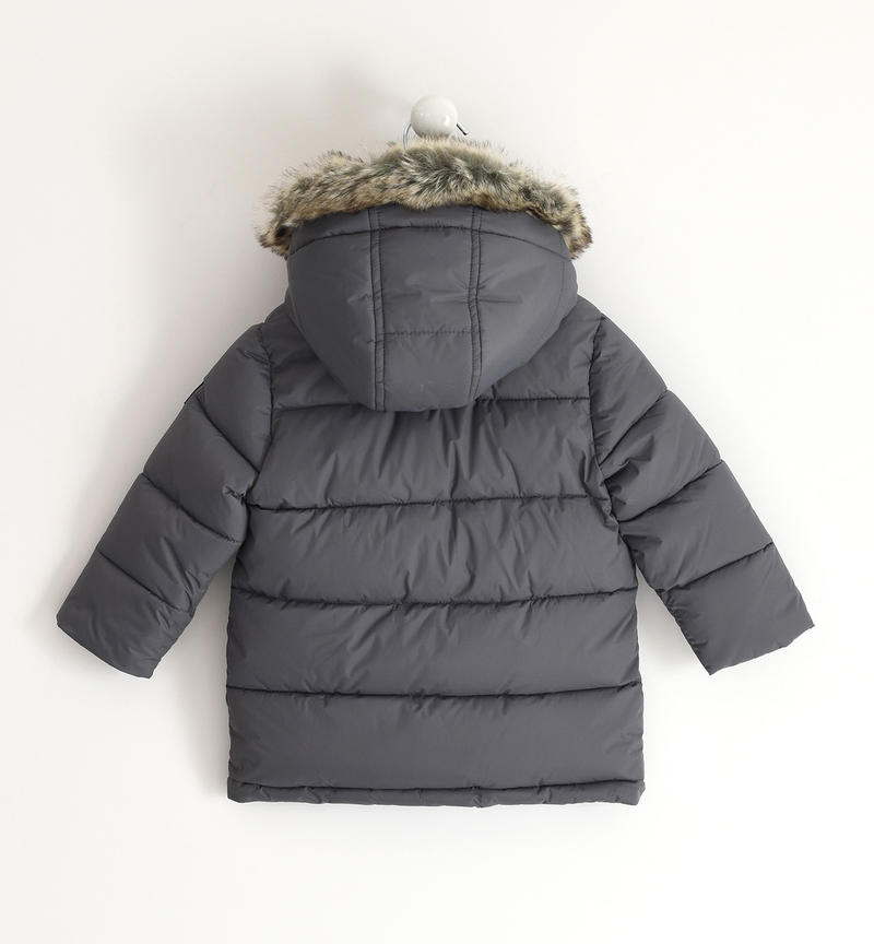 Giubbotto bambino invernale da 9 mesi a 8 anni Sarabanda GRIGIO SCURO-0564