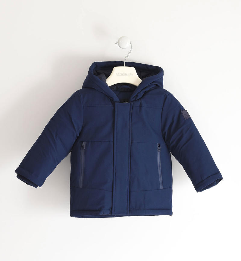 Giubbotto bambino tessuto tecnico da 9 mesi a 8 anni Sarabanda NAVY-3854