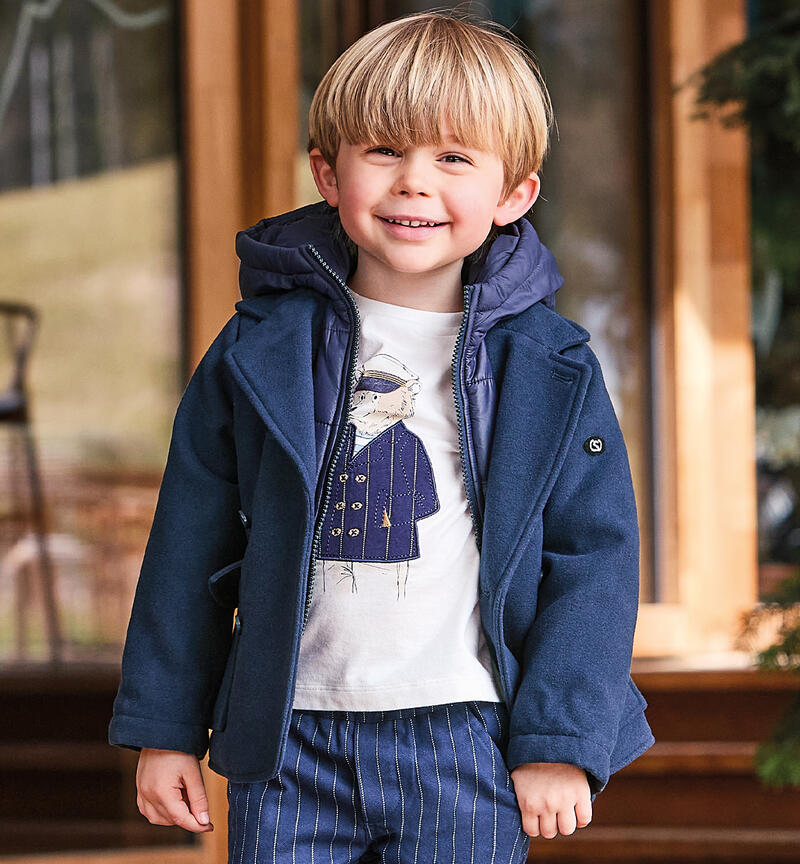 Giubbotto elegante bambino NAVY-3854