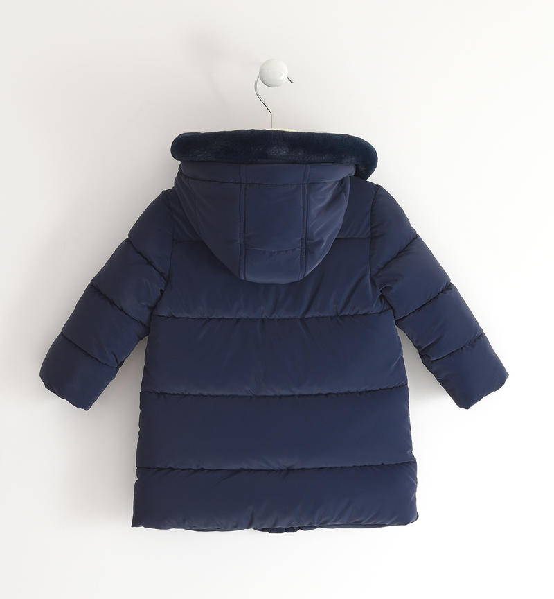 Giubbotto lungo bambina da 9 mesi a 8 anni Sarabanda NAVY-3854