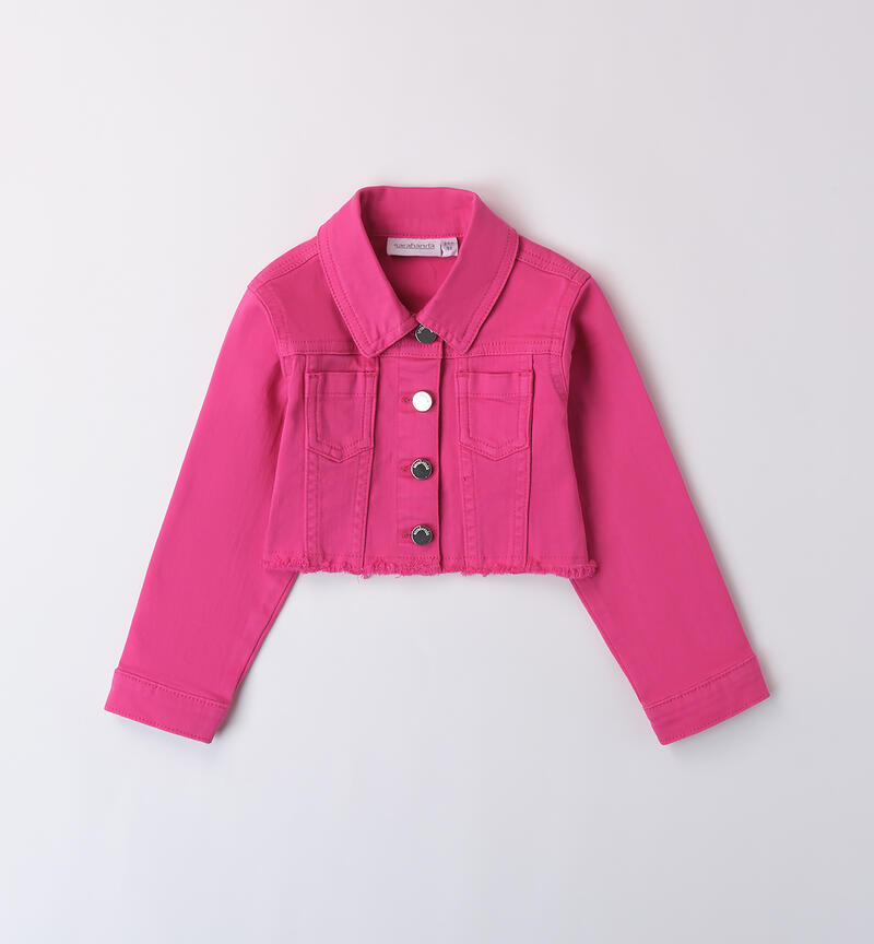 Girl's jacket Sarabanda FUXIA-2453