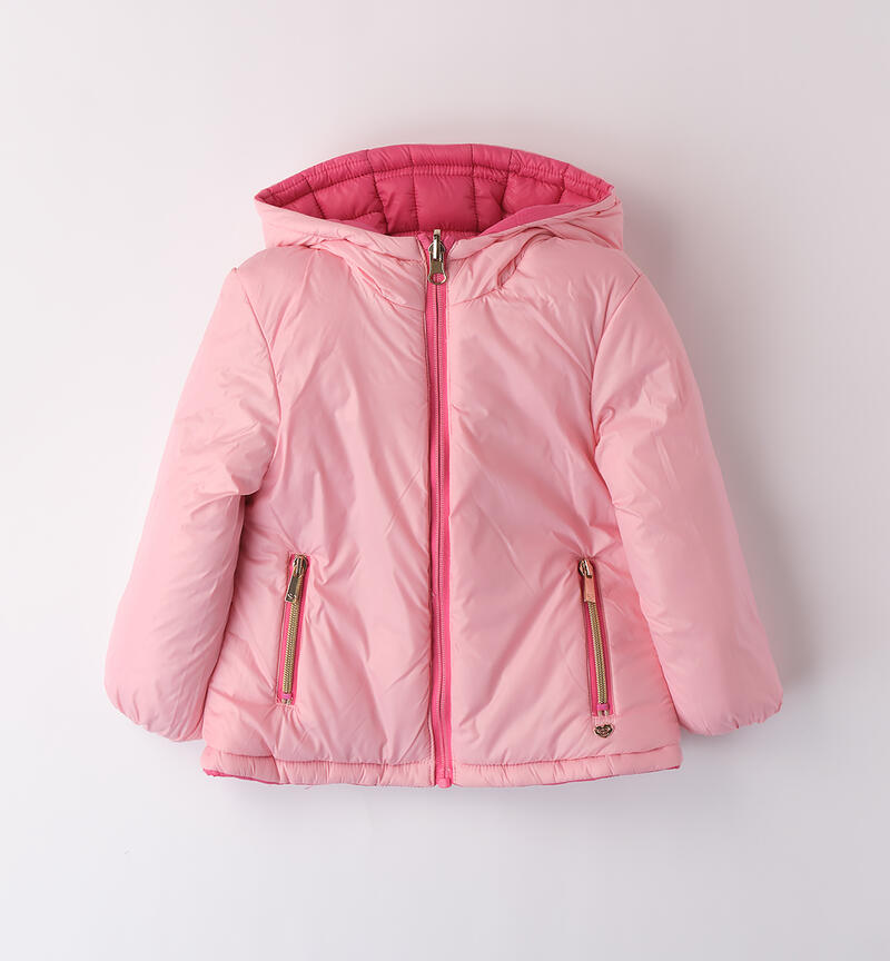 Reversible jacket for girls FUXIA-2432