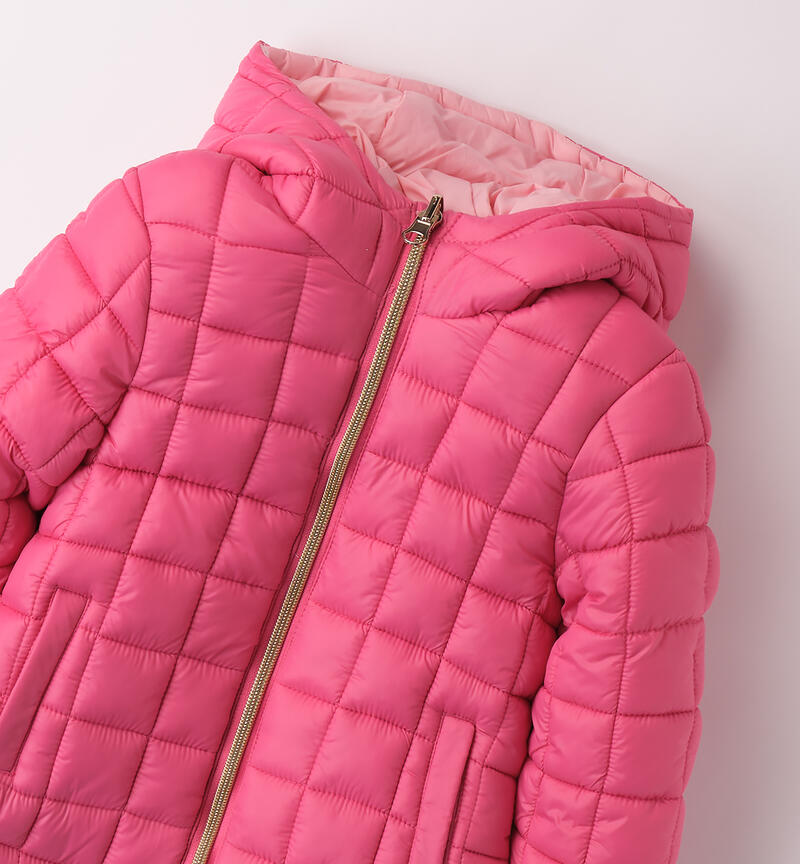 Reversible jacket for girls FUXIA-2432