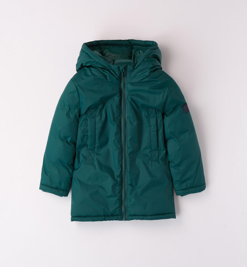 Sarabanda technical winter jacket for boys from 9 months to 8 years VERDE-4517
