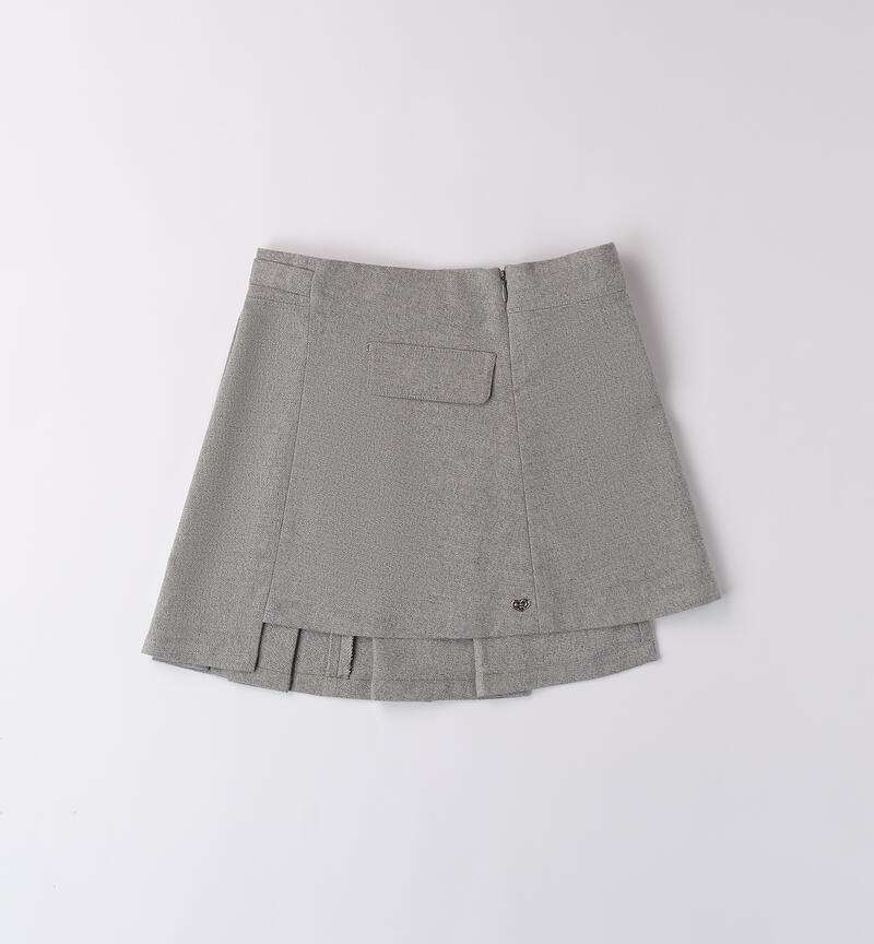 Skirt for girls GRIGIO SCURO MELANGE-8879