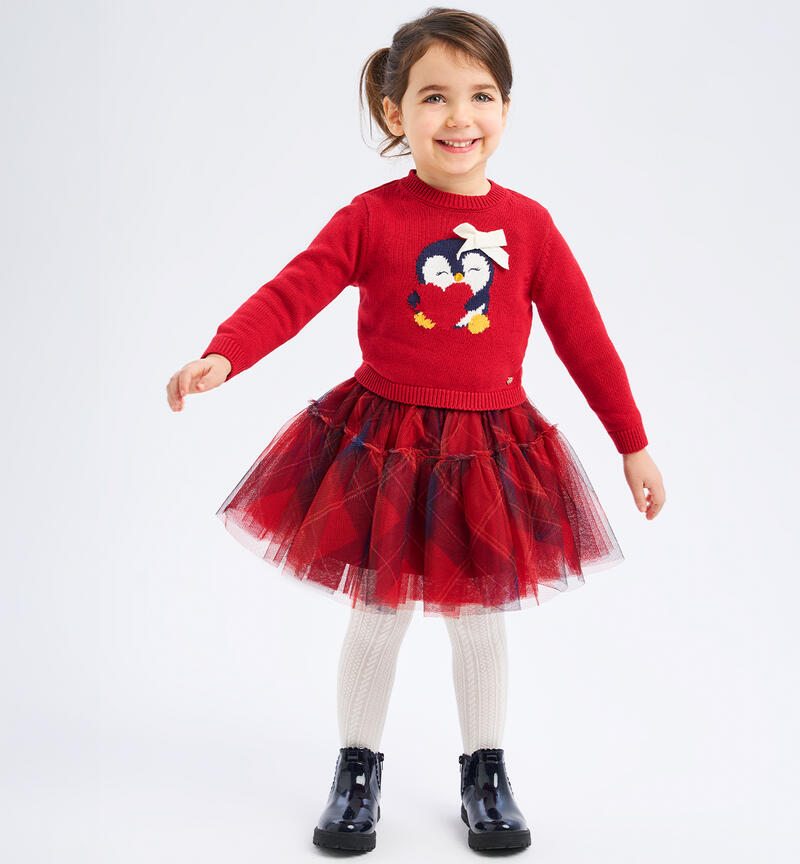 Tulle skirt for girls PANNA-MULTICOLOR-6AZR