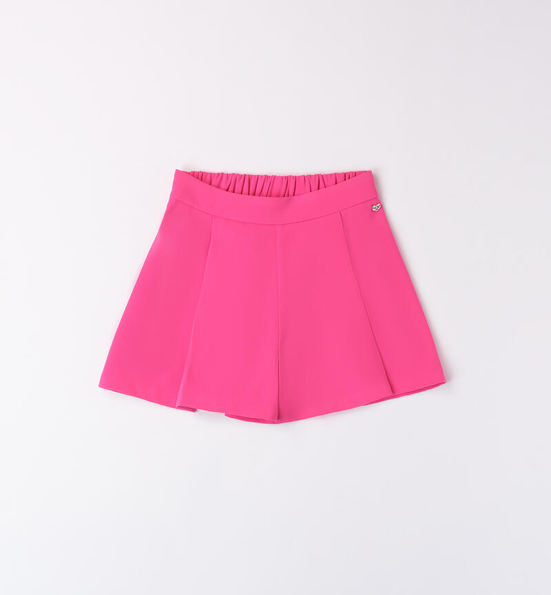 Gonna pantalone ragazza FUXIA-2445