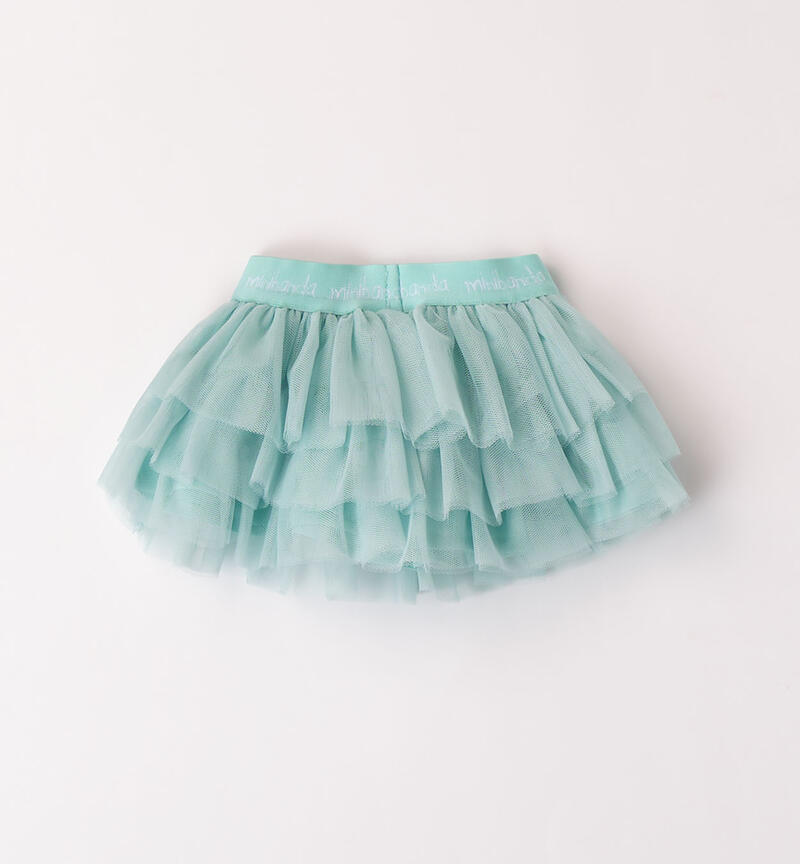 Gonna tulle bimba TURCHESE-4144