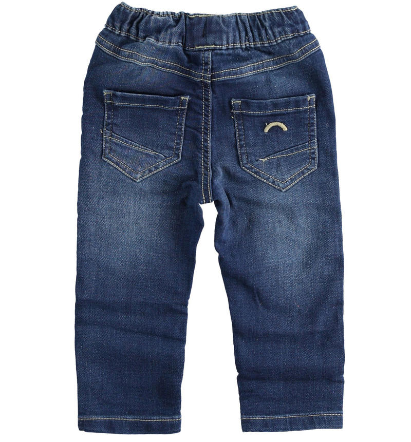 Jeans bambino con coulisse da 6 mesi a 8 anni Sarabanda BLU-7750