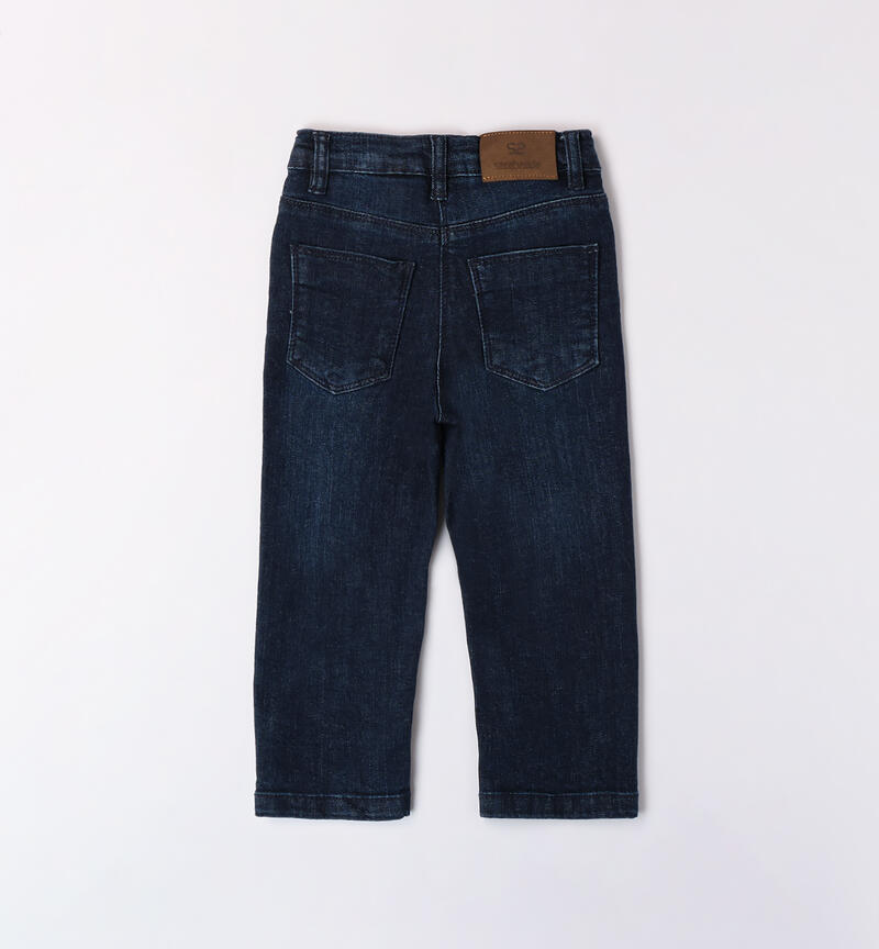 Jeans mom fit bambina BLU-7750