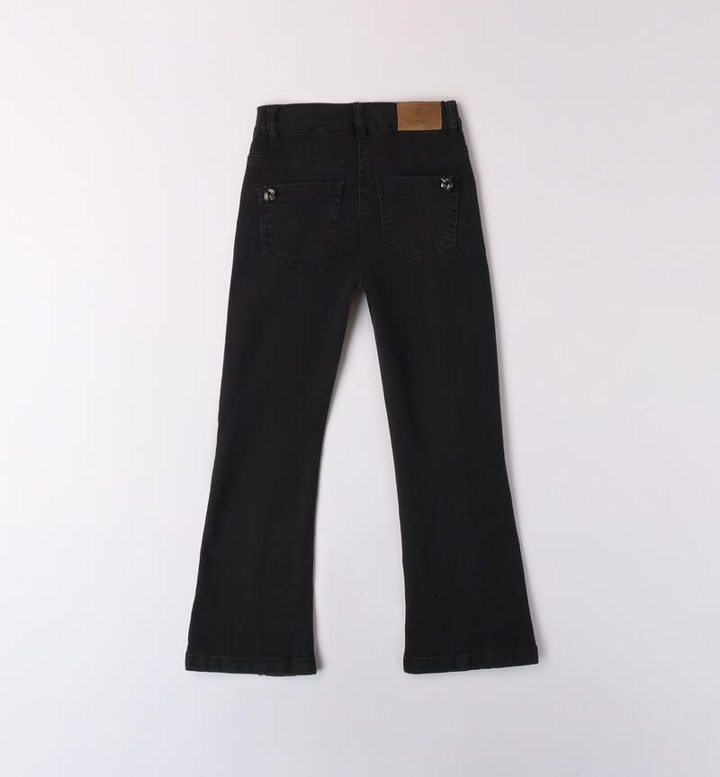 Jeans per ragazza NERO-7990