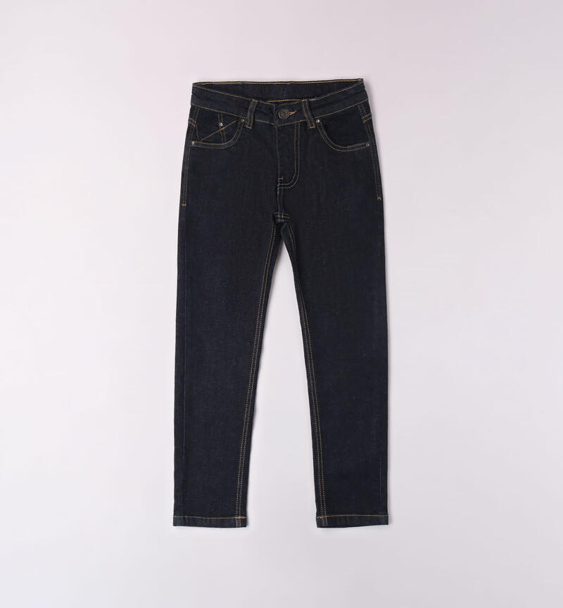 Sarabanda jeans for boys from 8 to 16 years NAVY-7775