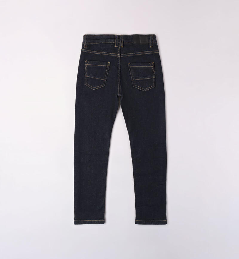 Sarabanda jeans for boys from 8 to 16 years NAVY-7775