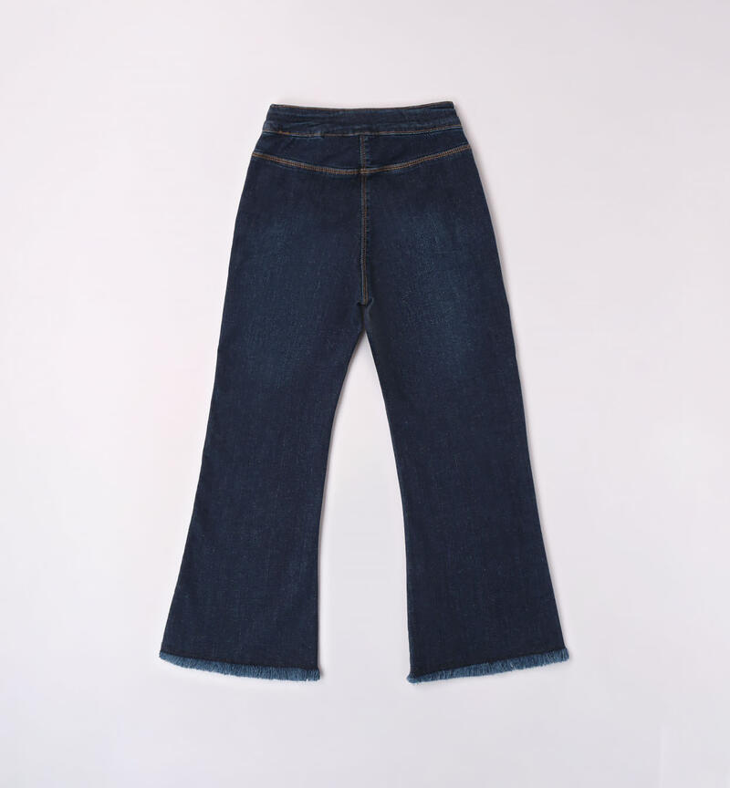 Sarabanda jeans with buttons for girls from 8 to 16 years BLU-7750