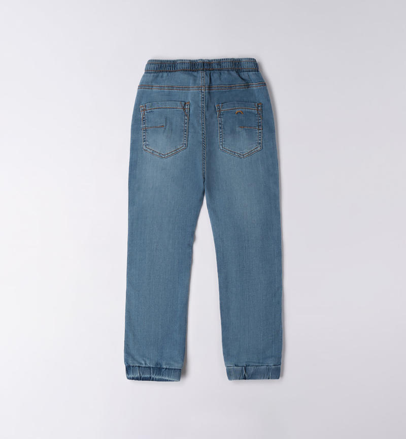 Jeans ragazzo con elastico da 8 a 16 anni Sarabanda STONE BLEACH-7350