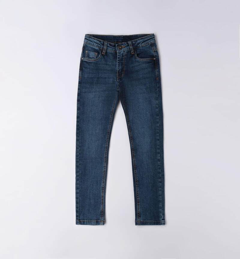 Sarabanda regular fit jeans for boys from 8 to 16 years STONE WASHED-7450