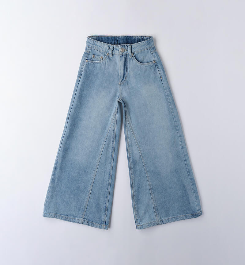 Jeans Sarabanda ragazza LAVATO CHIARISSIMO-7300