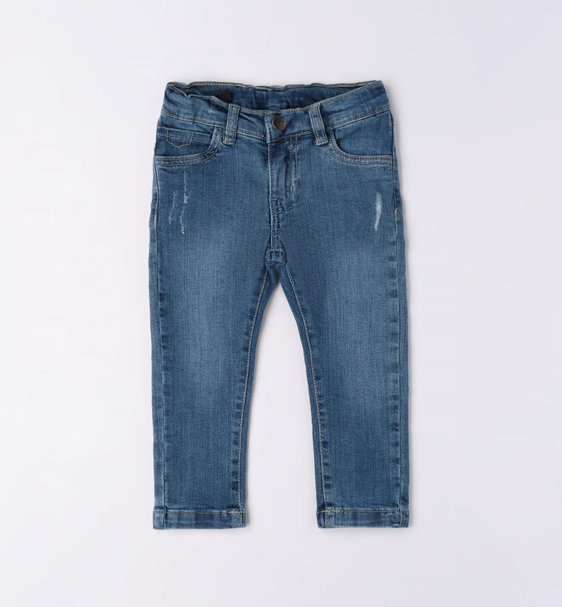 Jeans slim bambino da 9 mesi a 8 anni Sarabanda STONE WASHED-7450