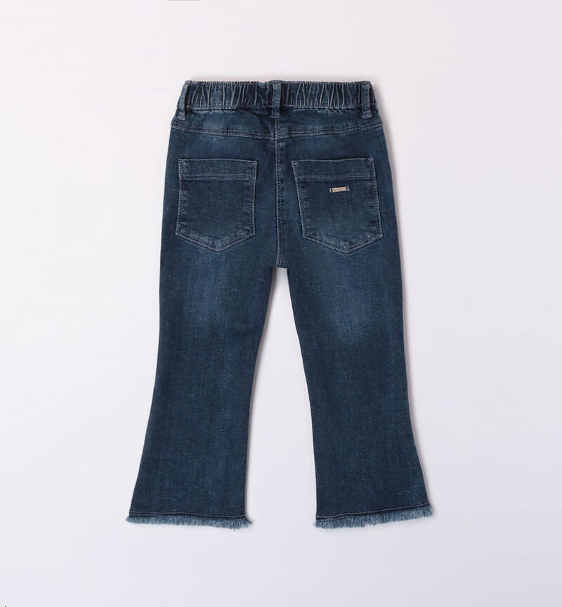 Jeans superstretch per bambina da 9 mesi a 8 anni Sarabanda STONE WASHED-7450