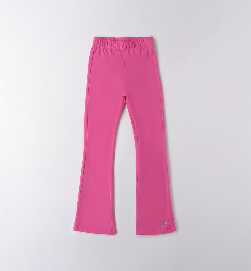 Leggings da bambina FUXIA-2453