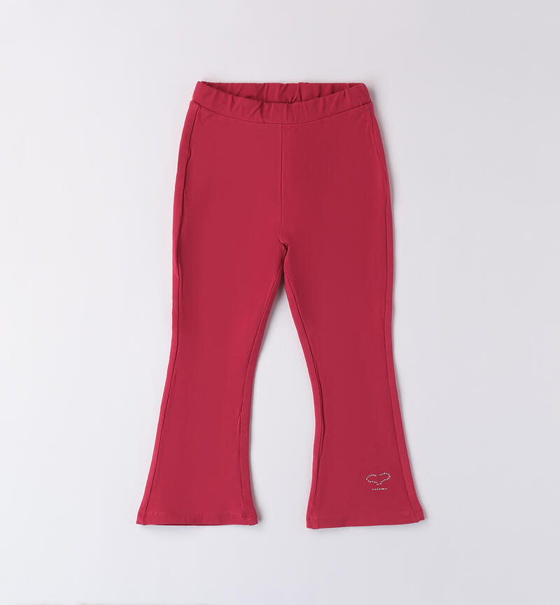 Leggings for girls BORDEAUX-2652