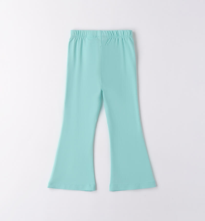 Leggings per bambina VERDE MENTA-4431