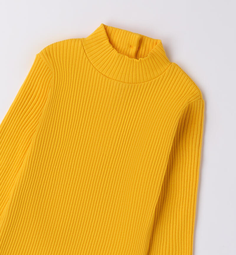 Turtleneck for girls GIALLO-1616