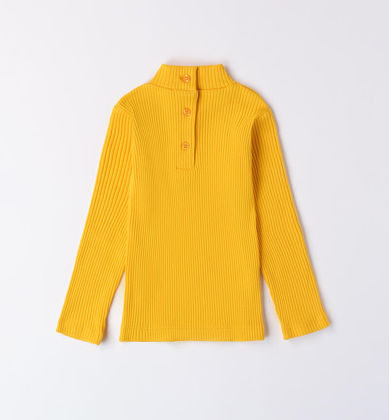 Turtleneck for girls GIALLO-1616