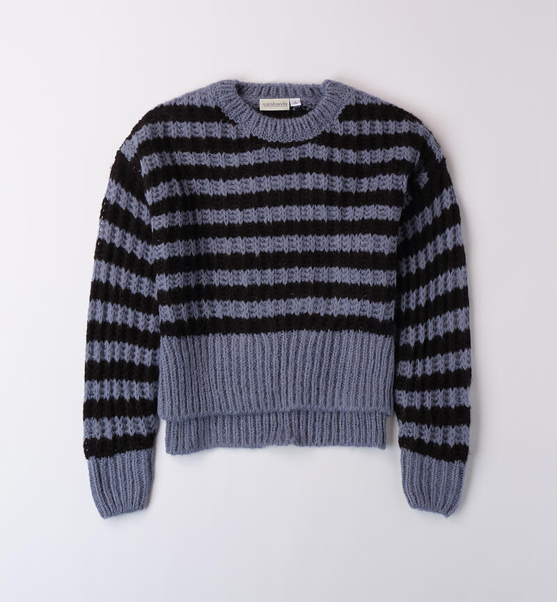 Striped sweater for girls AVION-3651