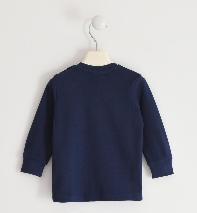 Maglia bambino con zip da 9 mesi a 8 anni Sarabanda NAVY-3854