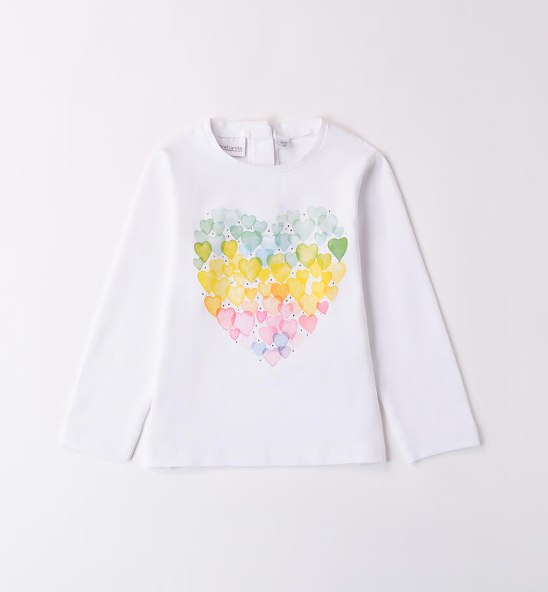 Maglia per bambina BIANCO-0113