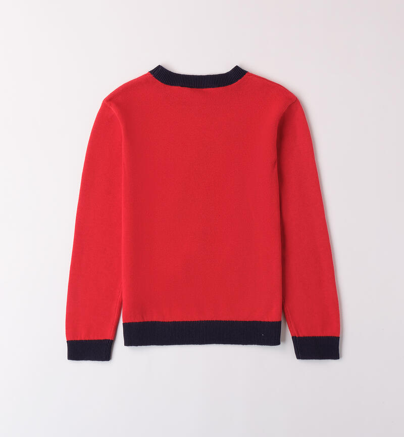 Maglia per bambino con gnomo ROSSO-2236